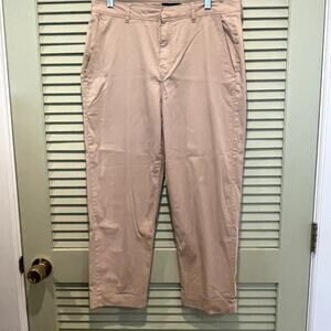 Women's Tailored Capris The Script Cotton Blend Size 8